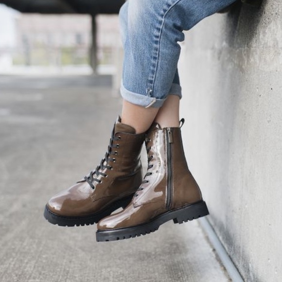 THURSDAY BOOT COMPANY🍂Olive soft Combat Boot 7.5 - Picture 4 of 14